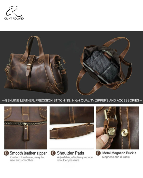Rancher Leather Weekender Bag