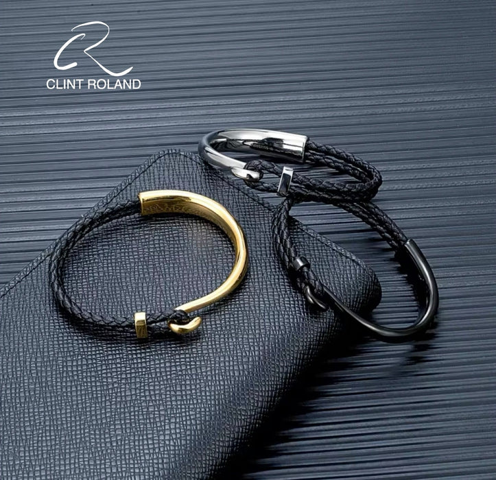 Reversible Leather/Metal styled bracelet