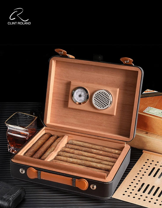 Premium Handcrafted Cedarwood Cigar Humidor
