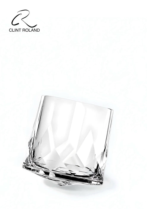Whiskey Rock Rotating Crystal Tumbler