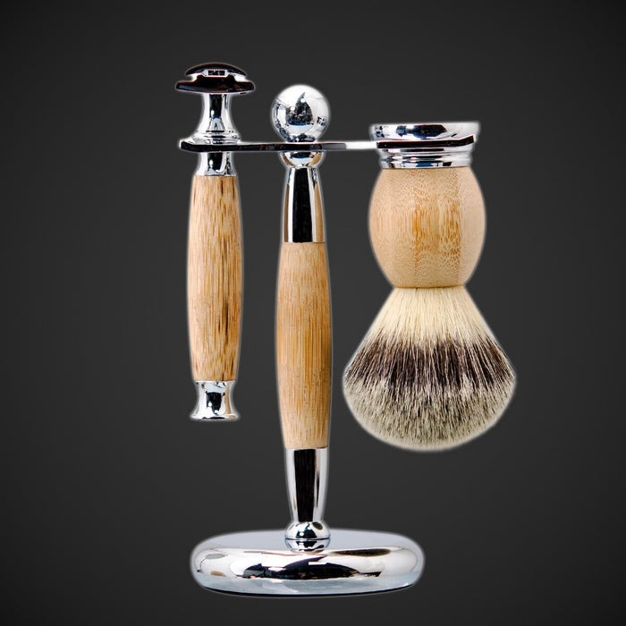 MAQUILLAJE DE AFEITAR VINTAGE GRANDSLAM -BAMBÚ NATURAL- SET DE REGALO
