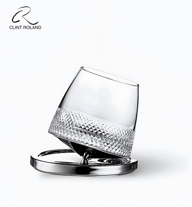 Rotating Whiskey  Glass