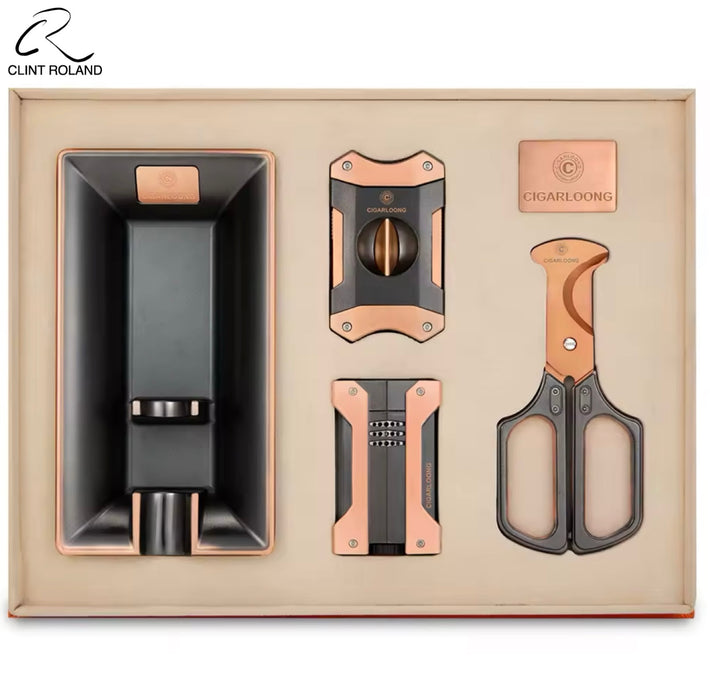 Luxury Bronzed Cigar Gift Set