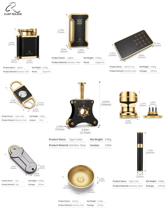 Luxury Presidents Cigar Gift Set