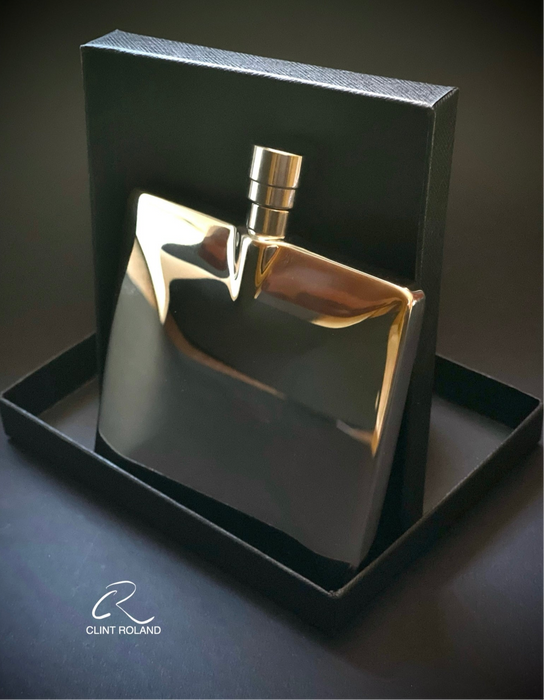Ultra Thin Elegant Chrome Pocket Flask
