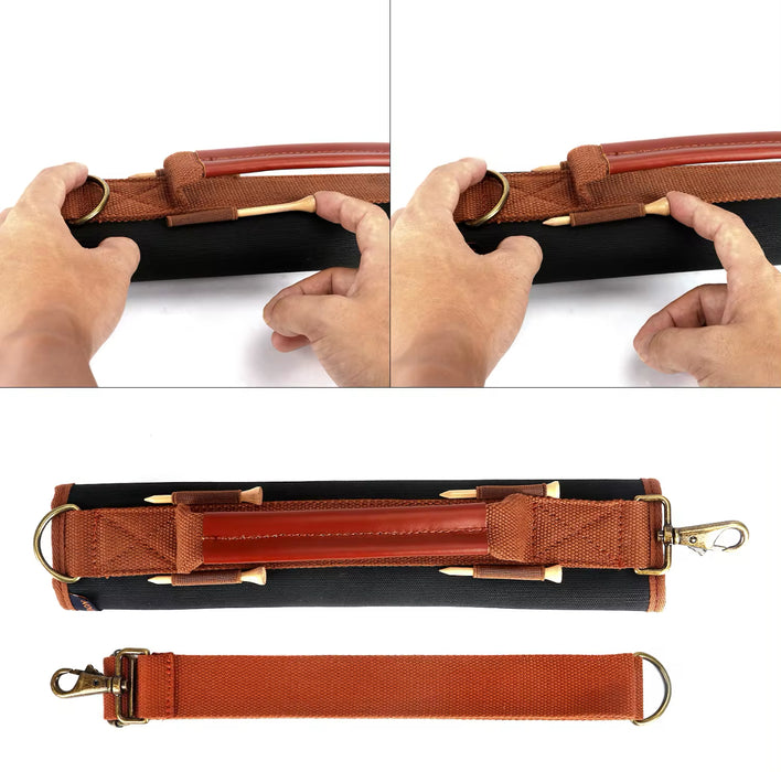 TOURBON Canvas Golf Club Carry Sleeve