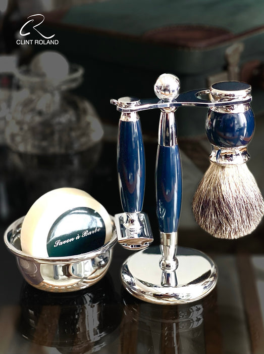 Coffret cadeau de rasoir vintage de luxe