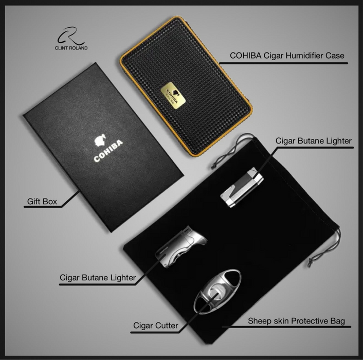 “COHIBA” Cigar- Travel Humidor
