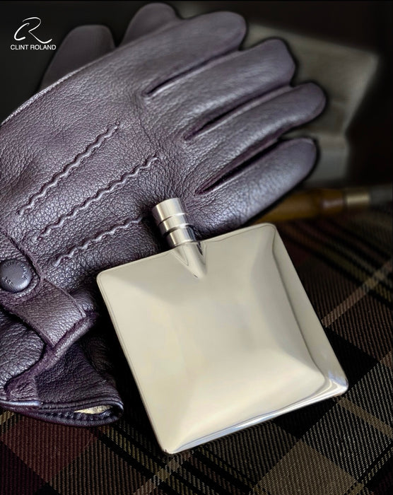 Ultra Thin Elegant Chrome Pocket Flask