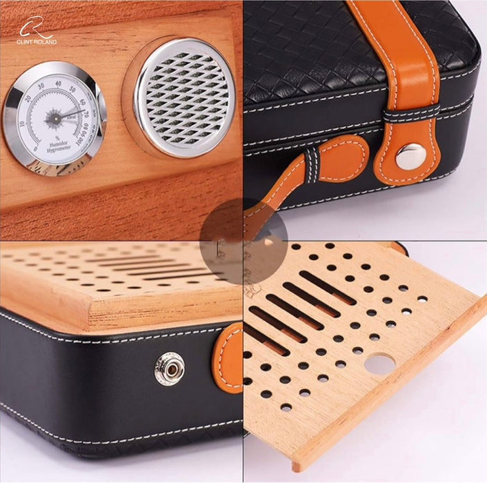 Premium Handcrafted Cedarwood Cigar Humidor