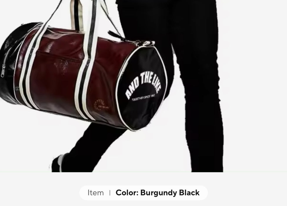 Vintage Barrel Bag