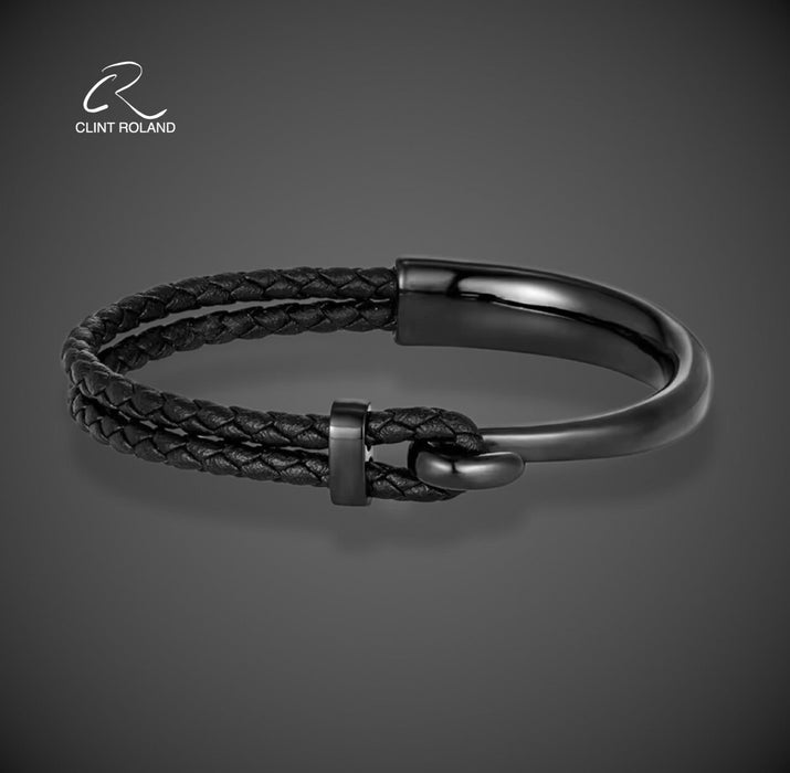 Reversible Leather/Metal styled bracelet