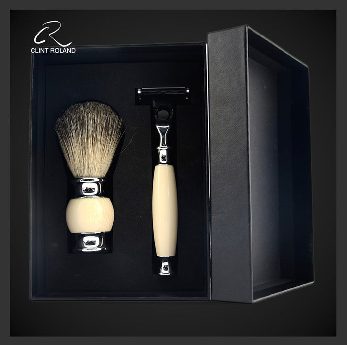 Coffret cadeau Essential Rasoir et blaireau