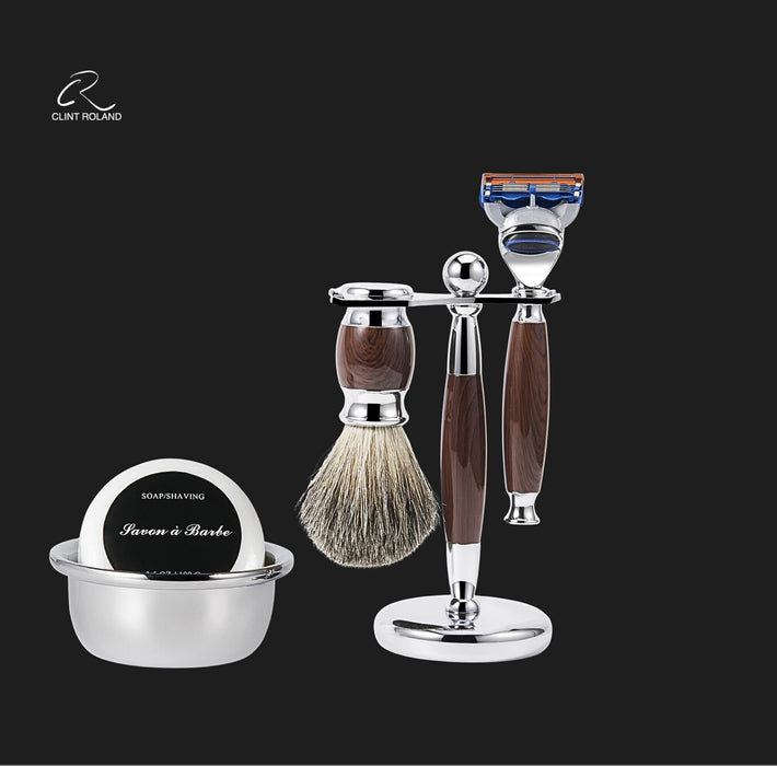 Coffret cadeau de rasoir vintage de luxe