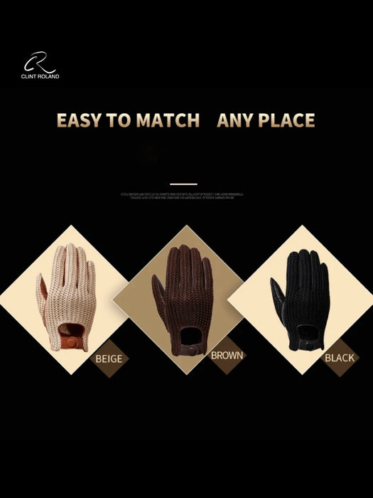 Vintage String-back Race Driver Gloves