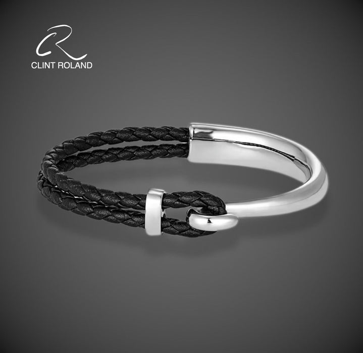 Reversible Leather/Metal styled bracelet