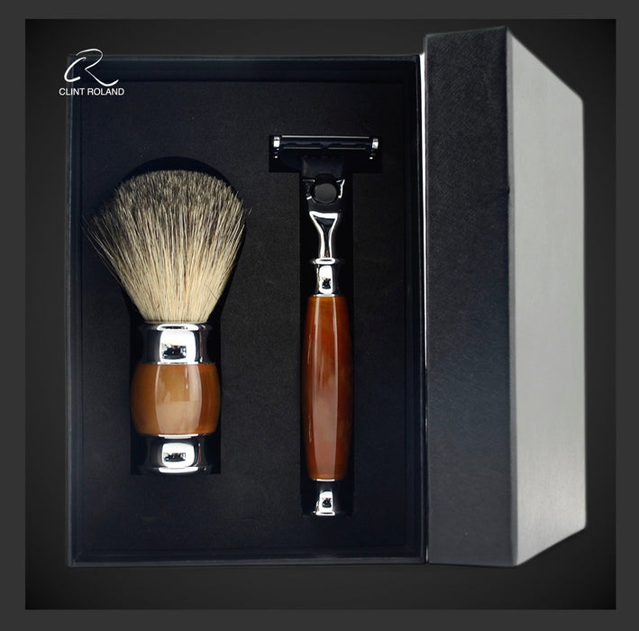 Coffret cadeau Essential Rasoir et blaireau