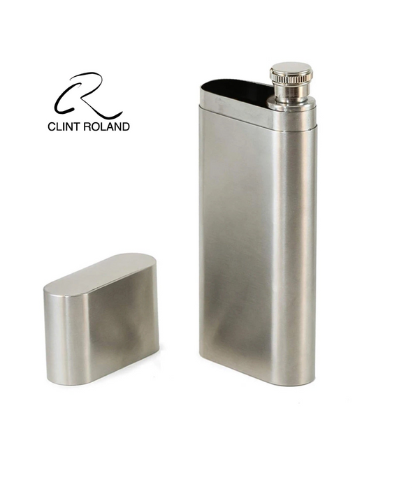 Estuche doble para puros y frasco para líquidos