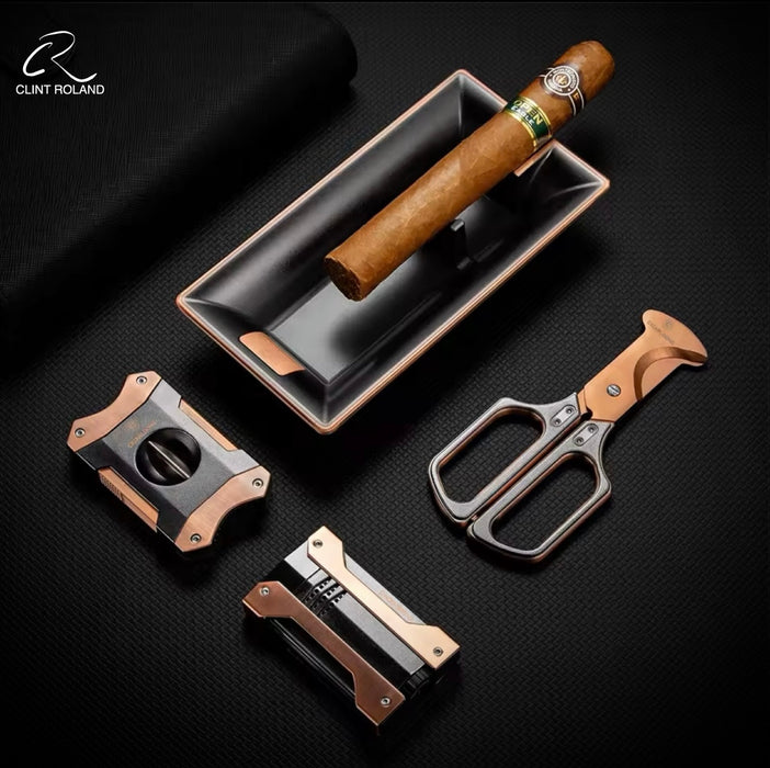 Luxury Bronzed Cigar Gift Set