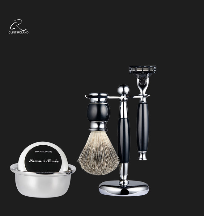 Coffret cadeau de rasoir vintage de luxe