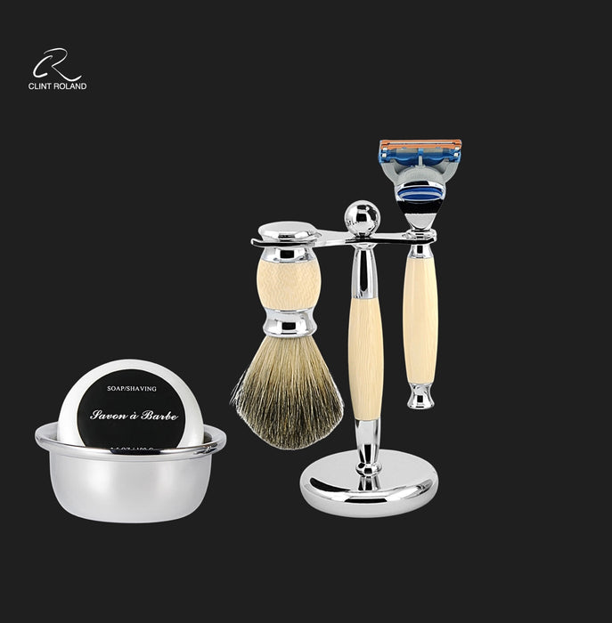 Coffret cadeau de rasoir vintage de luxe