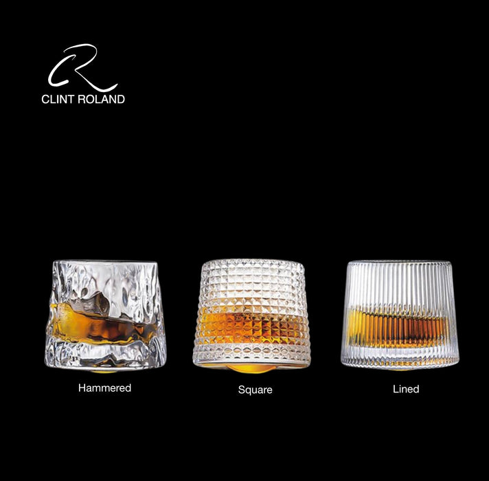 Nordic Rotating Whiskey Glasses