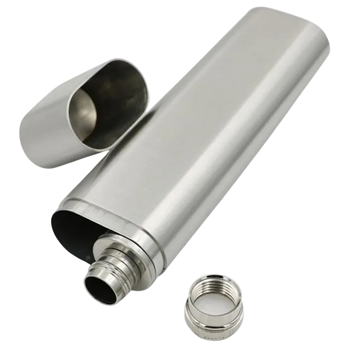Elegant Cigar and Whiskey Hip Flask