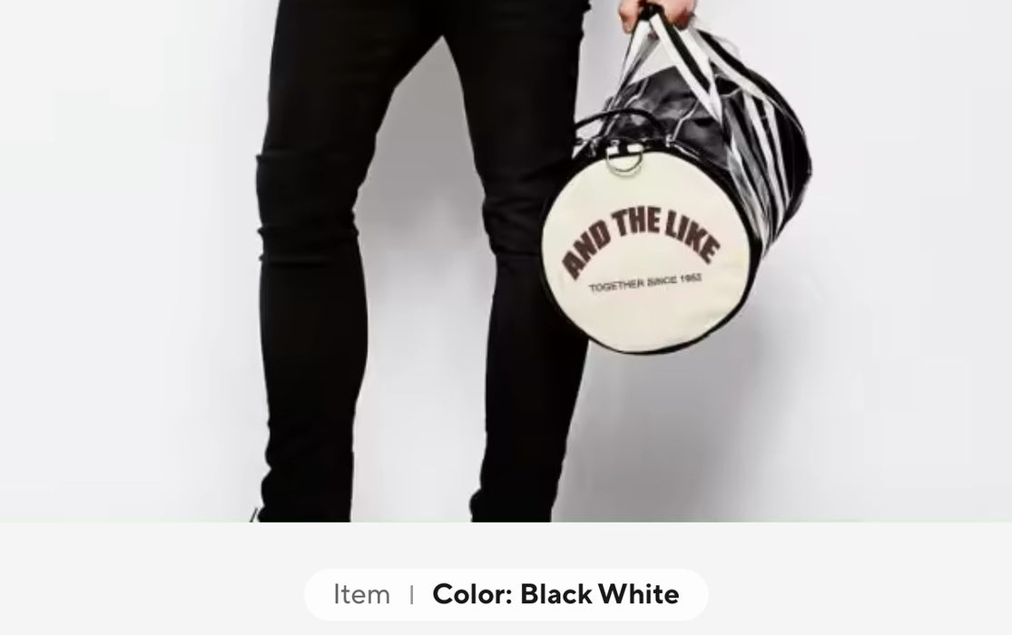 Vintage Barrel Bag
