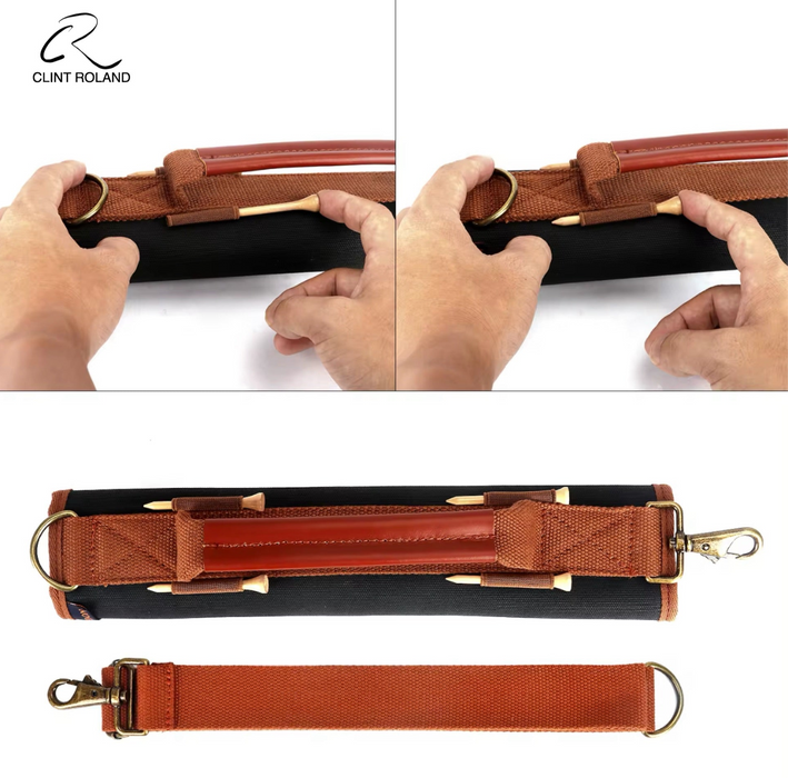 TOURBON Canvas Golf Club Carry Sleeve