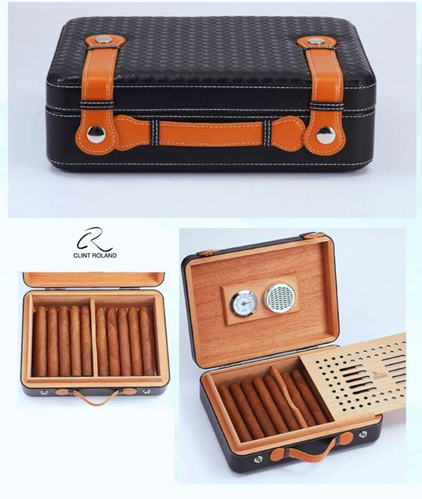 Premium Handcrafted Cedarwood Cigar Humidor