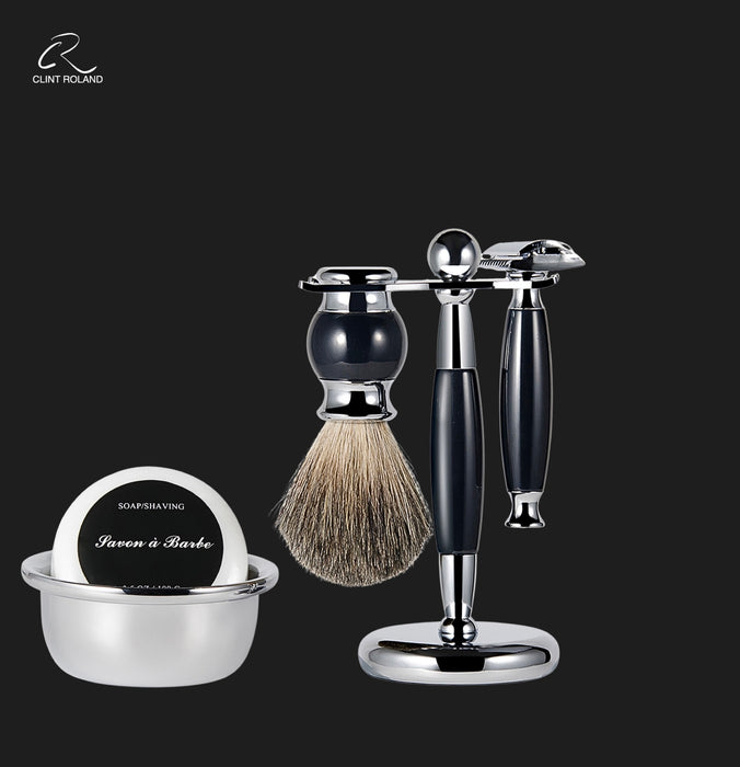 Coffret cadeau de rasoir vintage de luxe