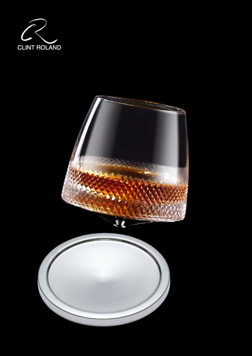 Rotating Whiskey  Glass