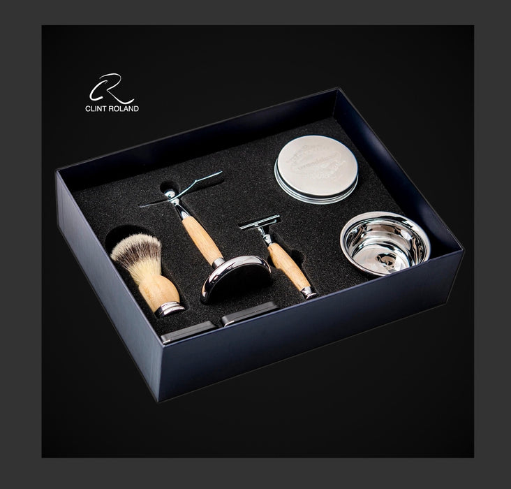 MAQUILLAJE DE AFEITAR VINTAGE GRANDSLAM -BAMBÚ NATURAL- SET DE REGALO