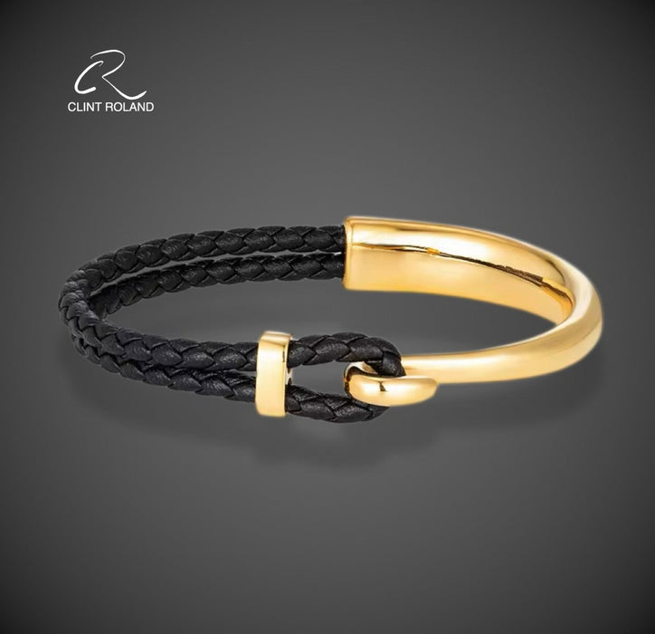 Reversible Leather/Metal styled bracelet
