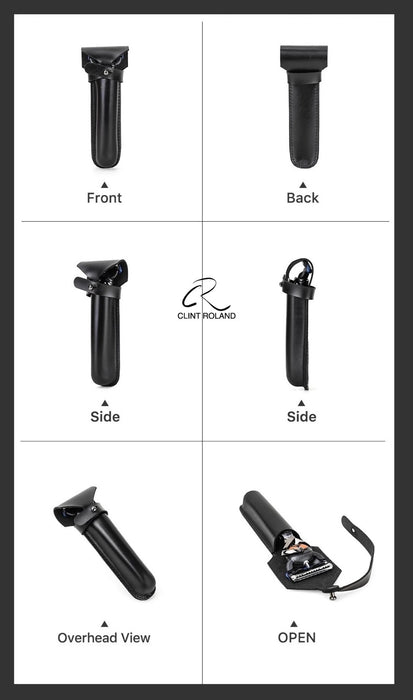 ETUI DE PROTECTION POUR RASOIR EN CUIR