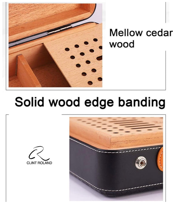 Premium Handcrafted Cedarwood Cigar Humidor