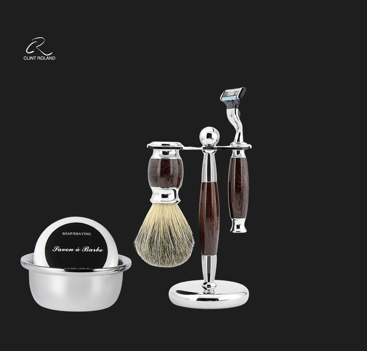Coffret cadeau de rasoir vintage de luxe