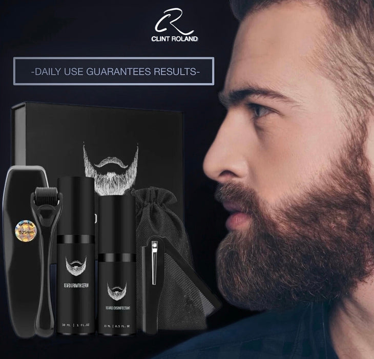KIT DE POUSSE DE BARBE DERMA NEEDLE ROLLER