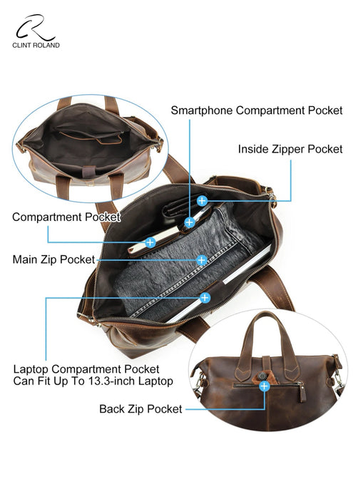 Rancher Leather Weekender Bag