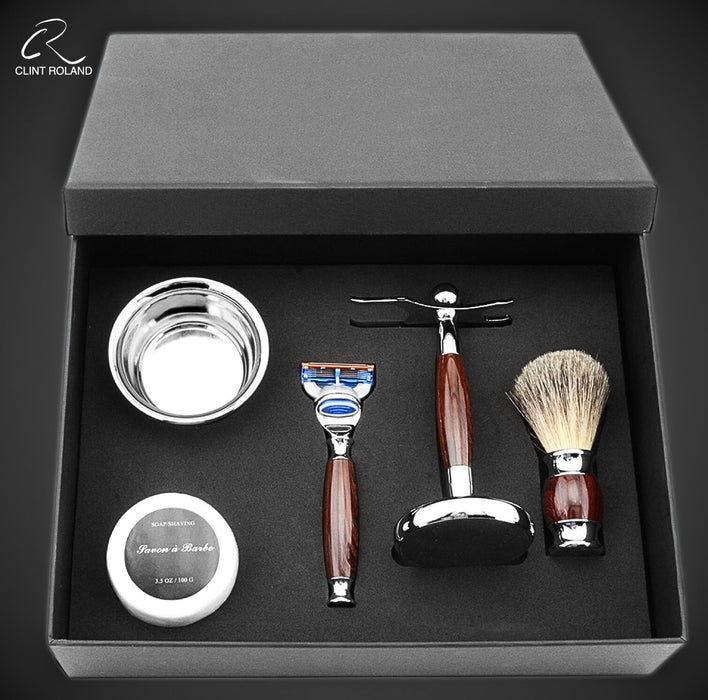 Coffret cadeau de rasoir vintage de luxe