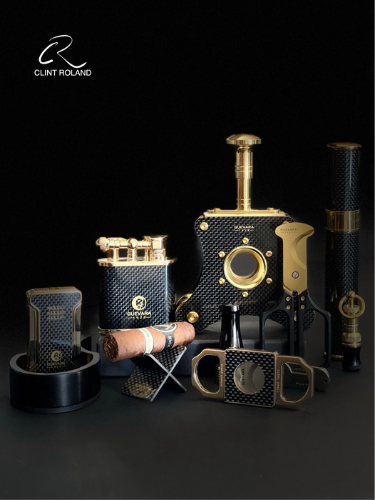 Presidential Carbon Fibre Cigar Gift Set - ClintRoland