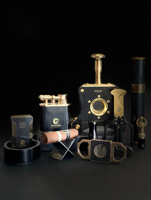 Presidential Carbon Fibre Cigar Gift Set - ClintRoland