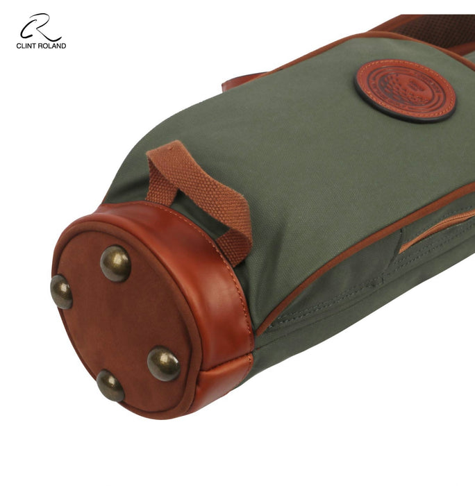 Vintage Canvas and Leather Sunday Pencil Golf Bag