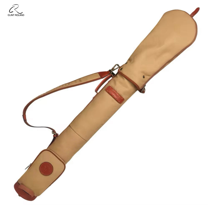 Vintage Canvas and Leather Sunday Pencil Golf Bag