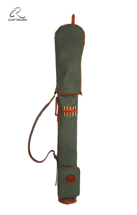 Vintage Canvas and Leather Sunday Pencil Golf Bag