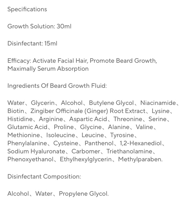 Derma Beard Growth Kit