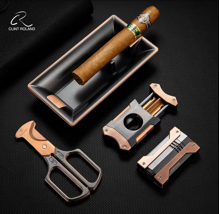 Luxury Bronzed Cigar Gift Set